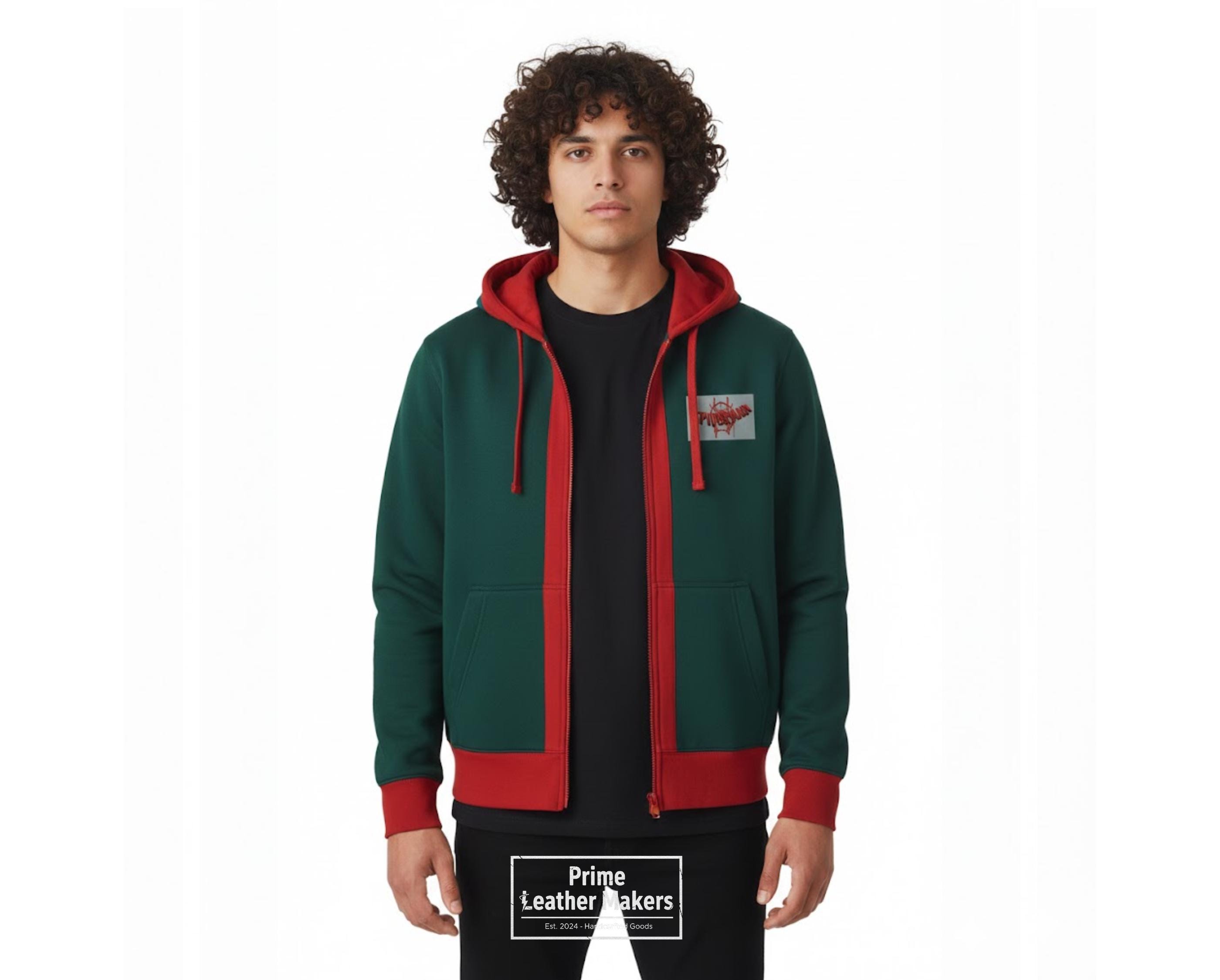 Miles Morales Inspired Green Bomber Jacket – Spider Verse Cosplay