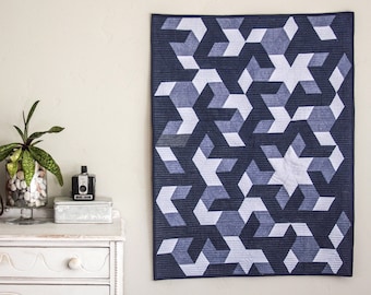 Stars in Pieces Quilt - Digital File