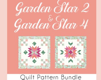 Pattern Bundle - Garden Star Two & Garden Star Four - Digital Pattern