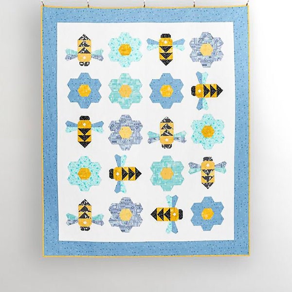 Busy Bee Quilt Pattern - Digital File