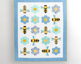Busy Bee Quilt Pattern - Digital File