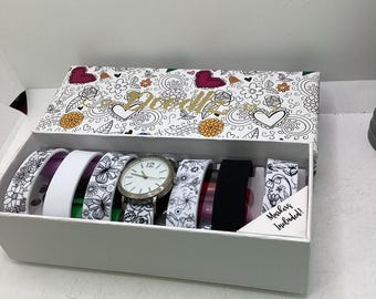 Doodlz Arte Personalizado Dibuja un Reloj Marcadores Coloridos Funciona Batería Nueva