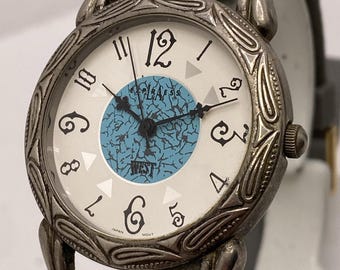 Vintage La Express West Turquoise Southwest Style Watch New Battery