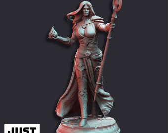 Harmara “Baila con sangre”: Miniatura de mago impresa en 3D