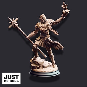 Mano di Seroca – Capo del Culto Oscuro - Miniatura del personaggio stregone stampata in 3D