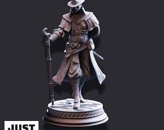 アーネスト・“フリップ・フロップ”・ドッド - 元闇の審問官 - 3Dプリントされたローグキャラクターのミニチュア