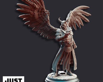 Istar la Redentora, Hechicera del Alma Divina Nosmeni - Miniatura de personaje de hechicera impresa en 3D