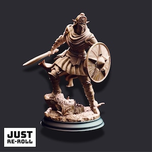 Seroca’s Devout – Guerrieri del Culto Oscuro – Miniatura di personaggio combattente stampata in 3D