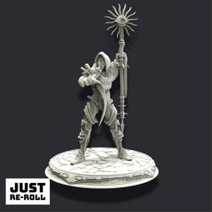 Seroca – Portatore di Segreti - Miniatura di personaggio stregone stampata in 3D