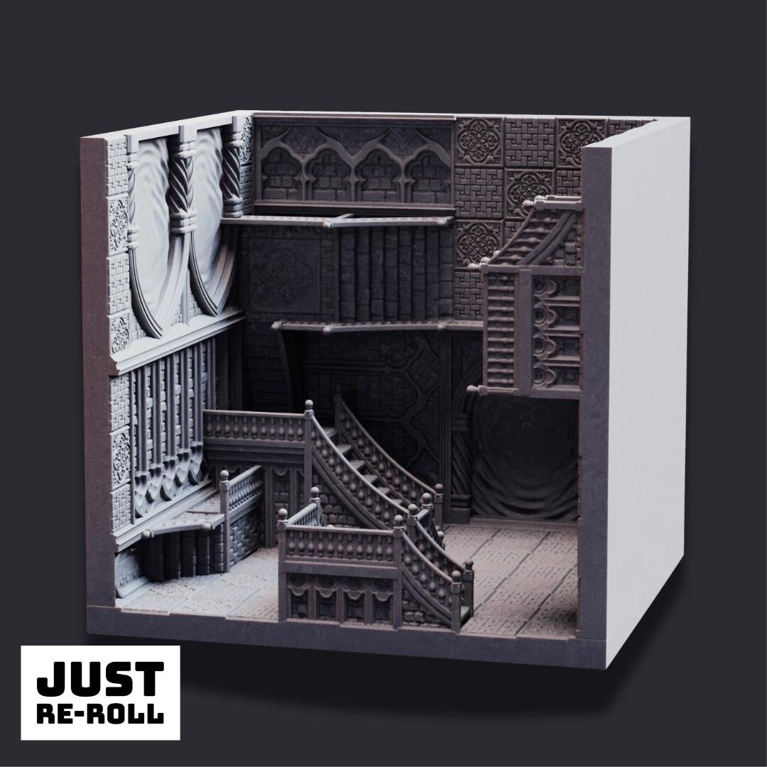 Clashed Realms – Impossible Room - 3D Printed Terrain Miniature - Etsy