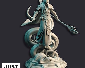 Karydian Master Sorcerer - 3D Printed Sorcerer Character Miniature