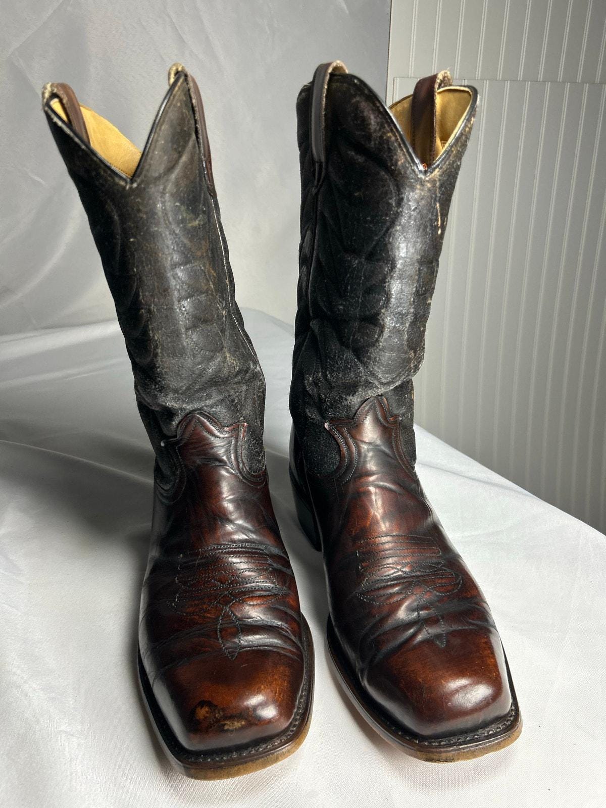 90s Western Boots - Etsy
