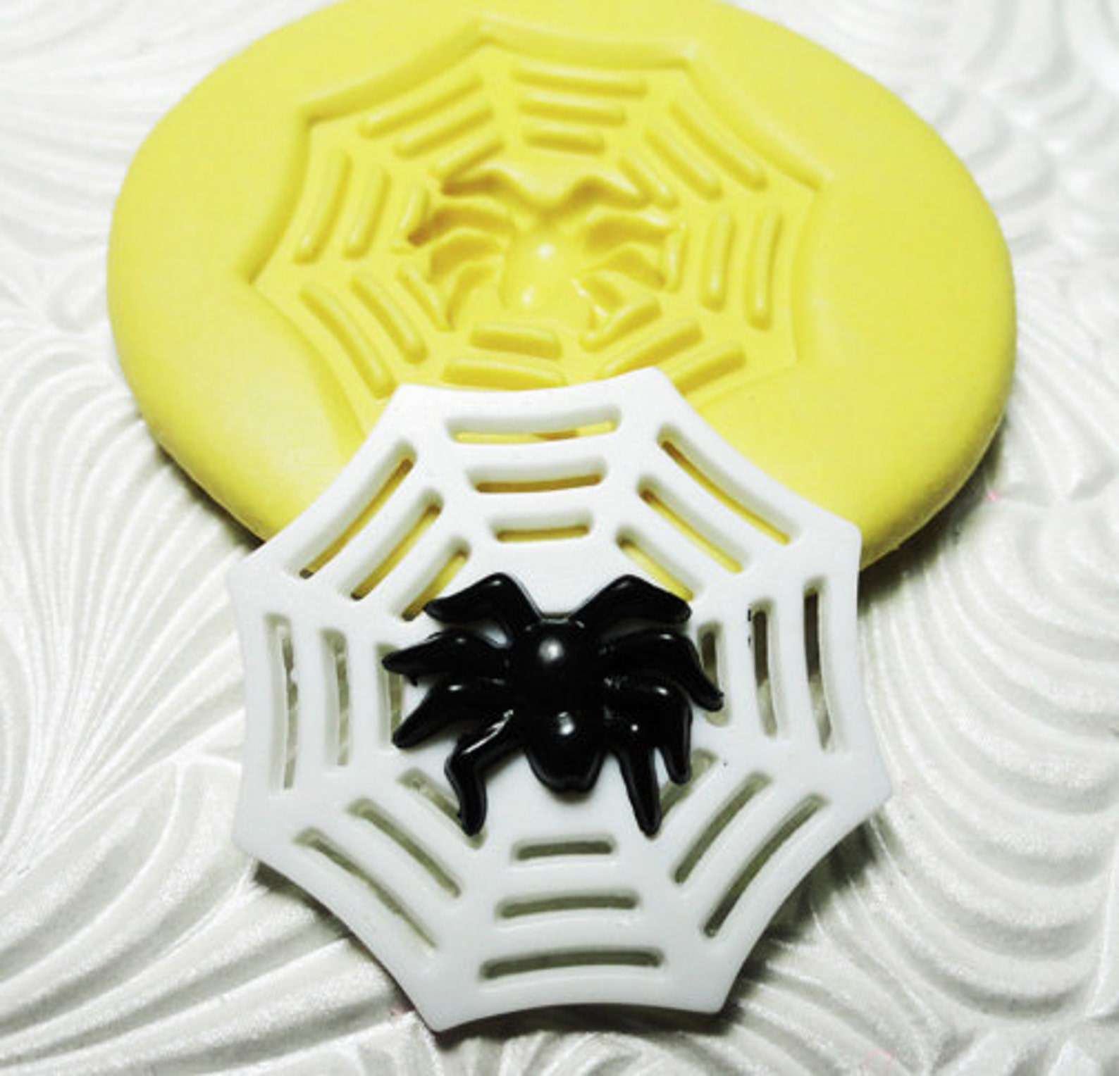 SPIDER WEB Mold Flexible Silicone Push Mold for Resin Wax Etsy