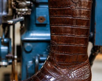 Lucchese CLB 2000 Rugged Western Cowboy Boots Size 9.5 D - Etsy display picture 1