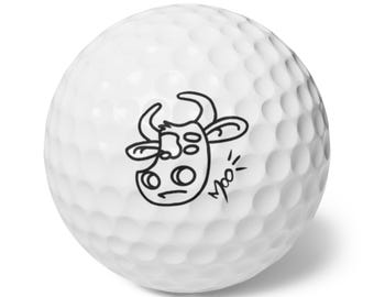 MOO Golf Balls, 6 pcs