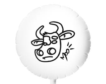 MOO Balloon | Round Helium Balloon