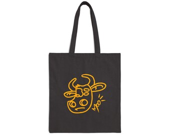 MOO Bag | Yellow Line Art