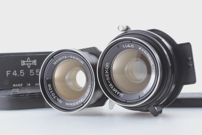 Mamiya Sekor 55mm f/4.5 Lens for TLR C330 C220 From Japan image 1