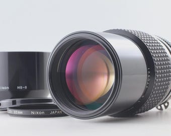 Objetivo teleobjetivo Nikon Nikkor Ai de 200 mm f/4 con montura F, modificado. Procedente de Japón.