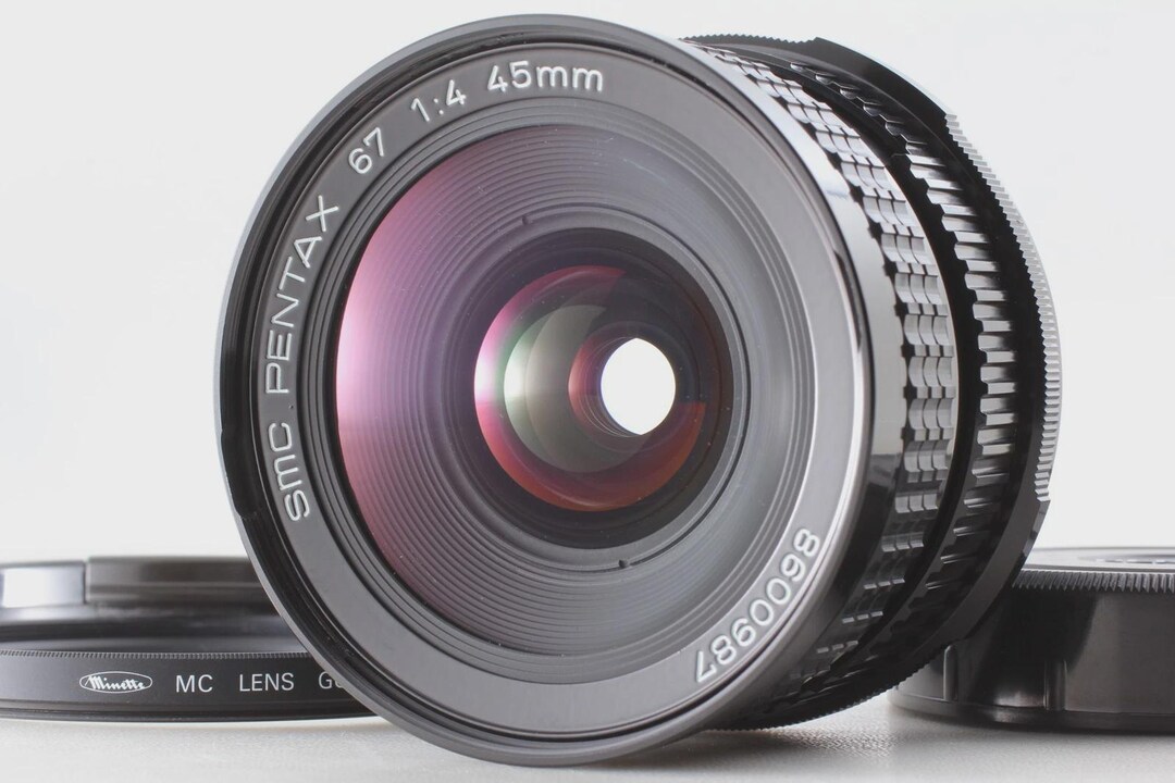 Late Model SMC PENTAX 67 45mm F/4 Wide Angle Lens 6x7 67II From Japan ...
