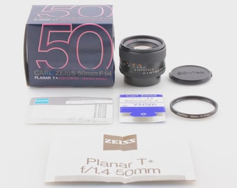 Lente fija Contax Zeiss Planar T* 50 mm f/1,4 MMJ C/Y de Japón