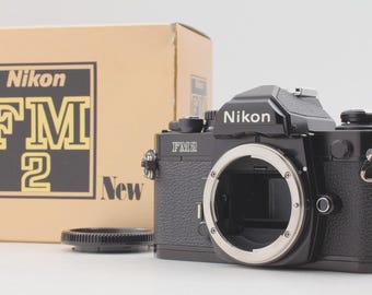 Nikon New FM2 Black FM2N SLR, cuerpo de cámara de película de 35 mm, procedente de Japón.