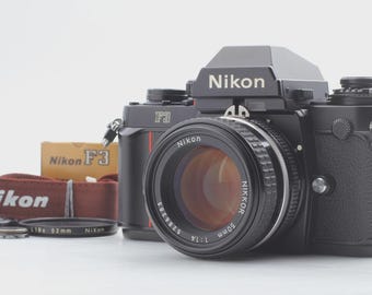 Nikon F3 Eye-level Ai-s 50mm f/1.4 Cámara réflex de película de 35 mm y objetivo JAPÓN