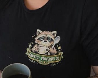 Spoonie Raccoon Shirt, Chronic Illness Tee, Cute Raccoon Shirt, Spoonie Gift, Invisible Illness Shirt