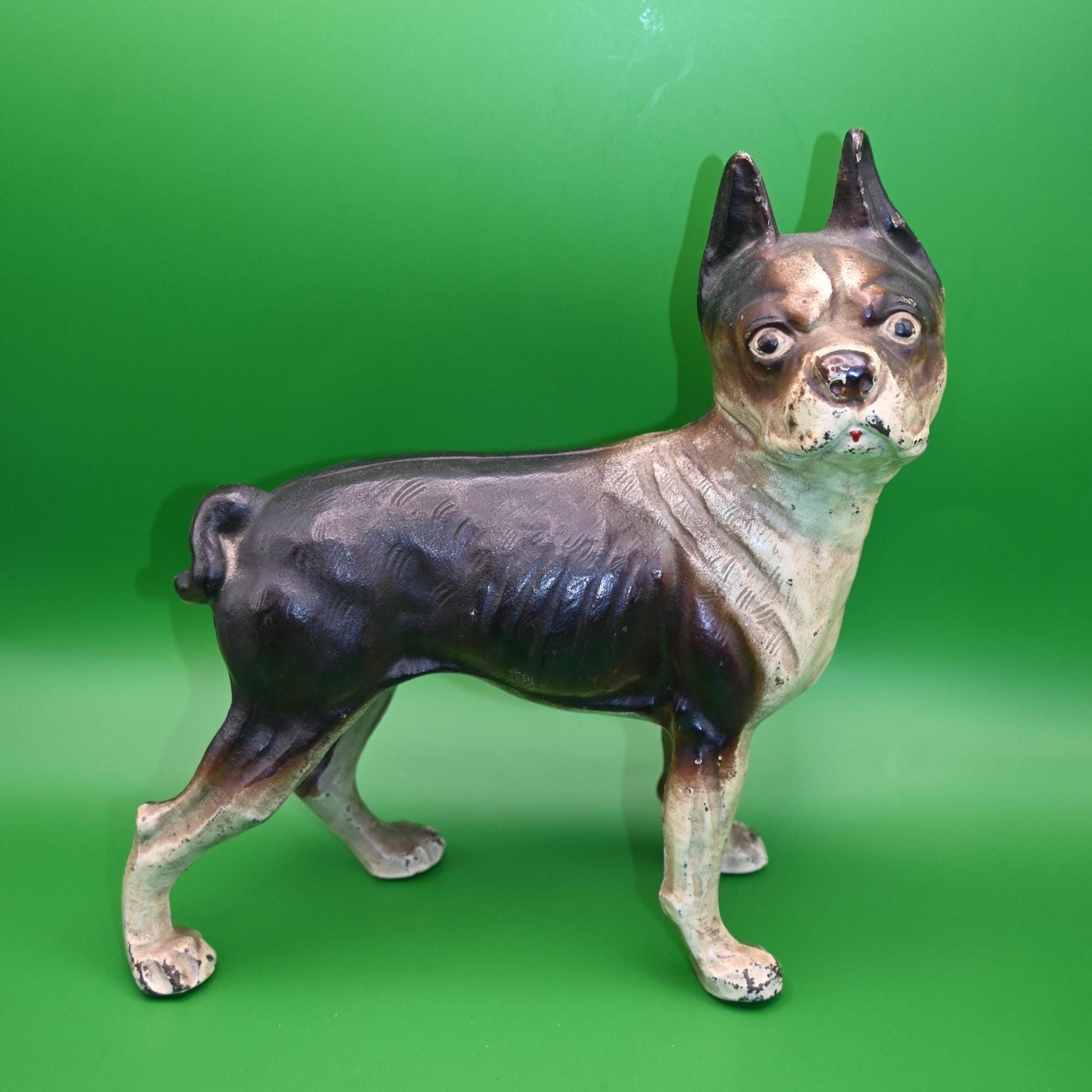 Vintage Cast Iron French Bulldog - Etsy