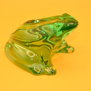 Baccarat Green Frog - Etsy