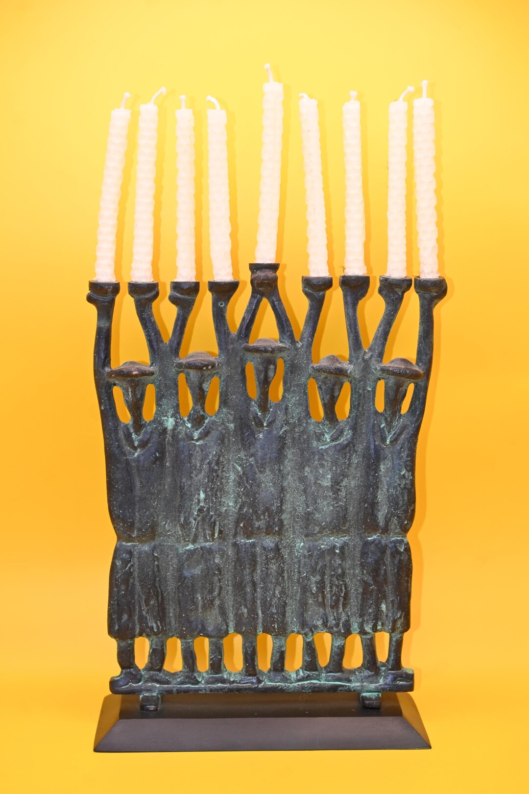 Signed Ruth Block Bronze Menorah - Etsy