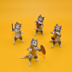 Cat Orchestra Figurines - Etsy