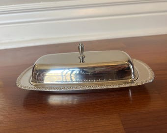 Burriera vintage placcata in argento