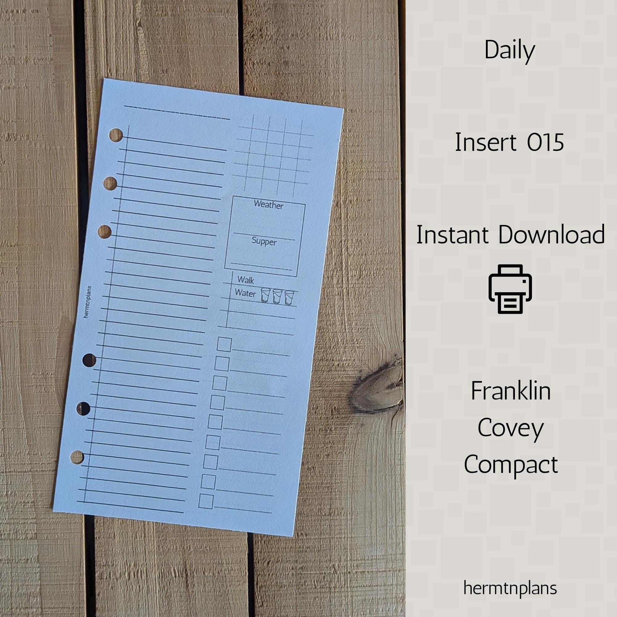 FranklinCovey コンパクト　スケジュール帳 Franklin covey planner - Etsy 日本