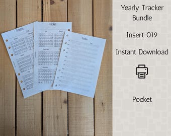 Pocket Tracker Bundle Insert 019 Planner Insert