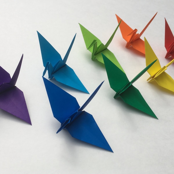 Paper Cranes Etsy
