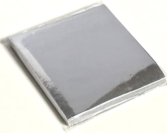 100 hojas de papel de origami plateadas de 3 x 3 pulgadas, paquete de papel de origami japonés, papel de origami de lámina plateada, papeles de origami pequeños para grullas de origami.