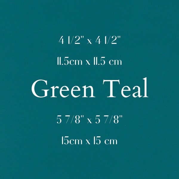 6 x 6 inch 4.5 x 4.5 inch Green Teal Origami Paper Sheets Japanese Origami Paper Pack Origami Papers for Origami Cranes