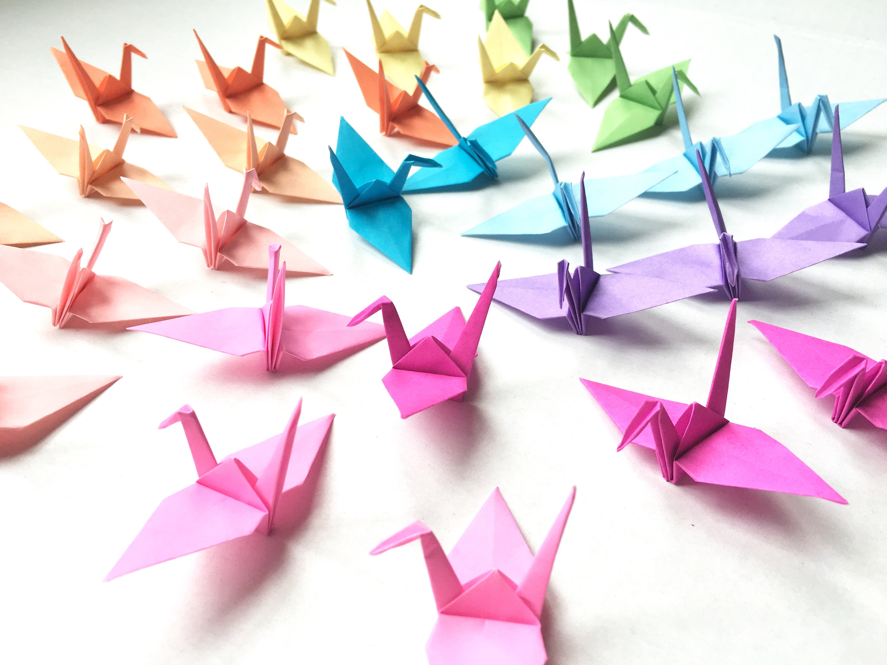 100 Pastel Colored Japanese Origami Crane Paper Crane Origami Etsy 100-pastel-colored-japanese-origami-crane-paper-crane-origami-etsy