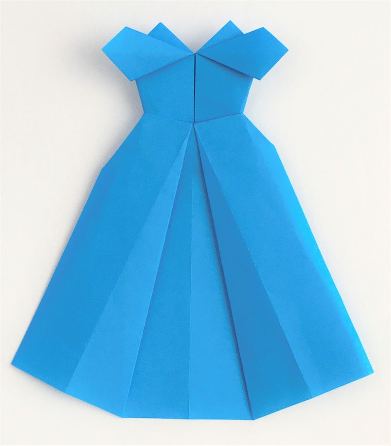 Origami Paper Disney Themed Princess Dresses Paper Dress | Etsy