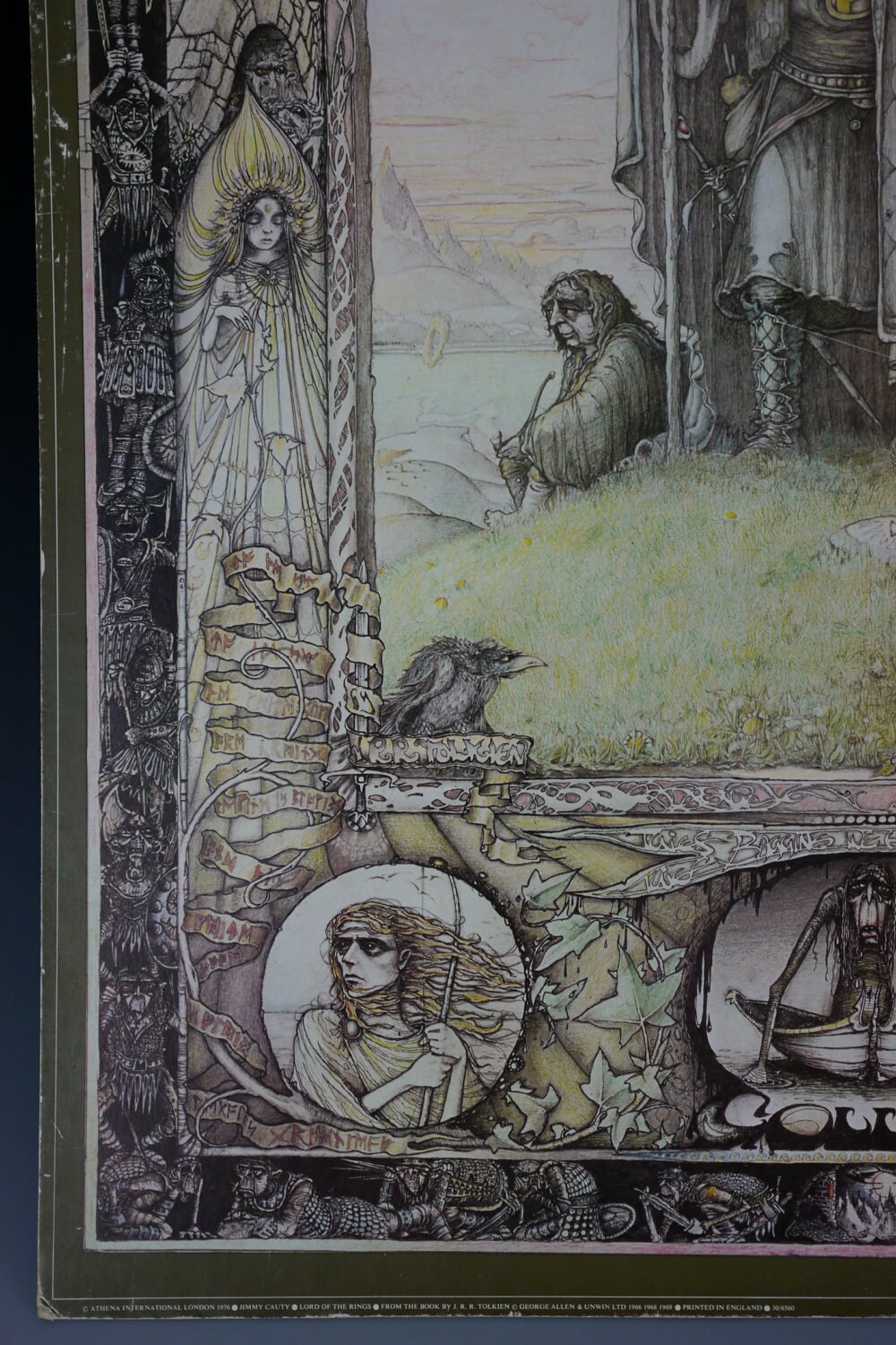 RARE Original 1976 Jimmy Cauty Lord of the Rings Poster Etsy RARE Original 1976 Jimmy Cauty Lord of the Rings Poster Etsy