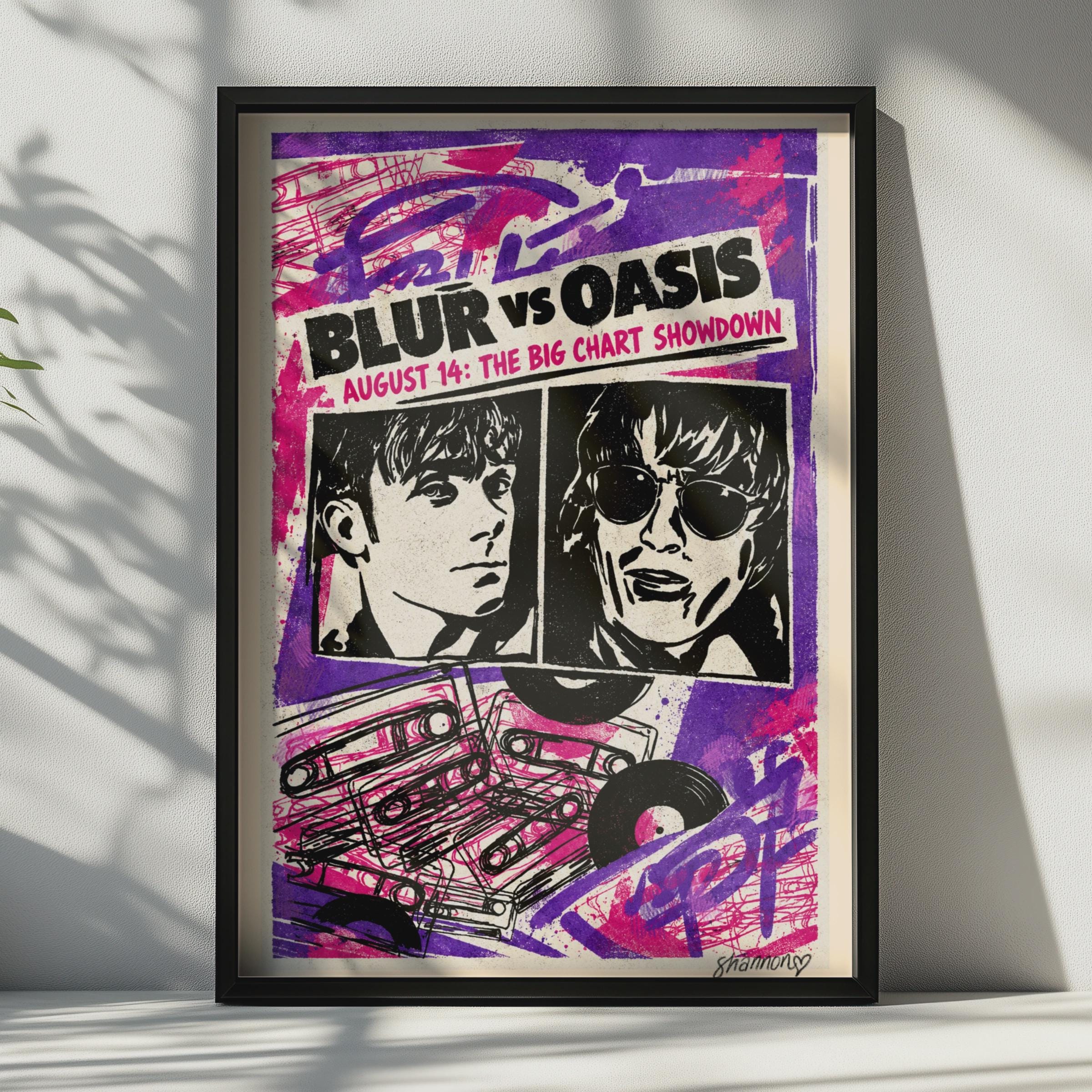 Blur Band Poster - Etsy