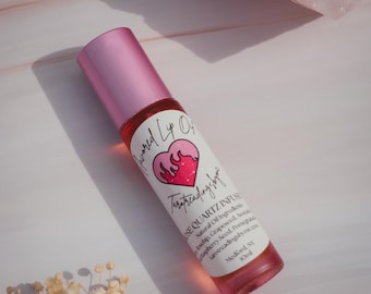 Rose Quartz Lip Oil | All Natural | Self Love