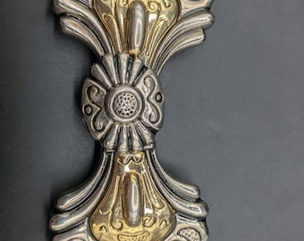 Vintage DAME Gold & Silver 2 Tone Belt Buckle