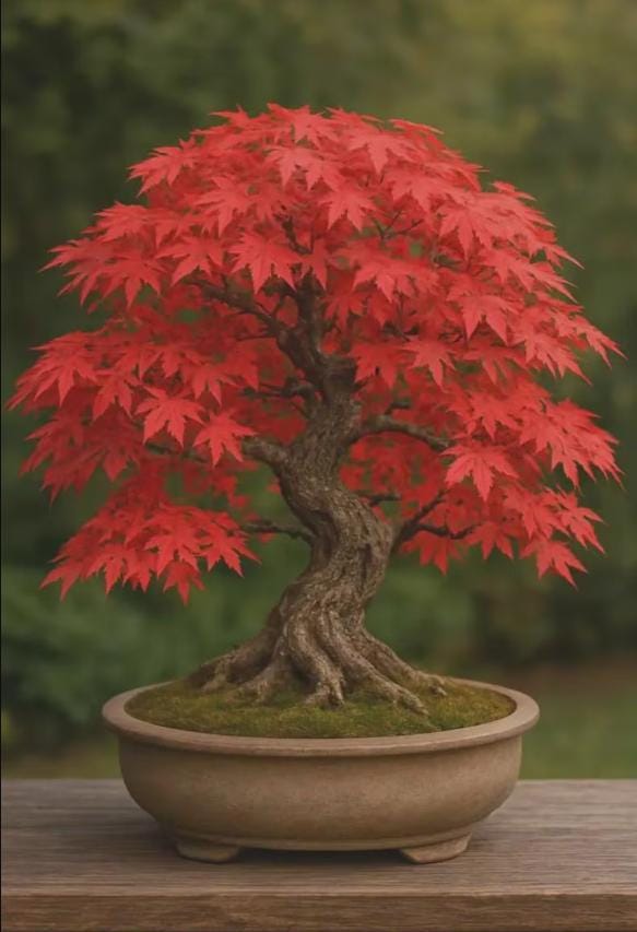 Red maple bonsai live tree - Etsy sterreich