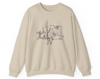 Sweat-shirt ras du cou country western