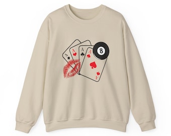 Sweatshirt épais unisexe à col rond en mélange épais