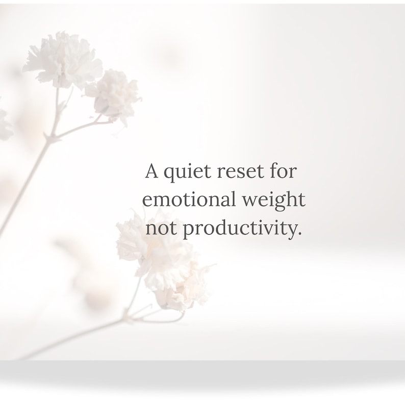 7 Day Reset for Emotional Labor and Mental Load, Printable Journal for Burnout Relief, Self Care Workbook, A4 and US Letter, The Quiet Load™ image 7