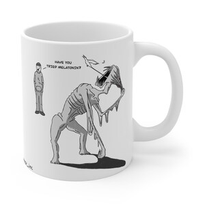 Insomniac Coffee Mug, 11oz | Dark Humor Mug, Existential Crisis Cup, Funny Creepy Gift