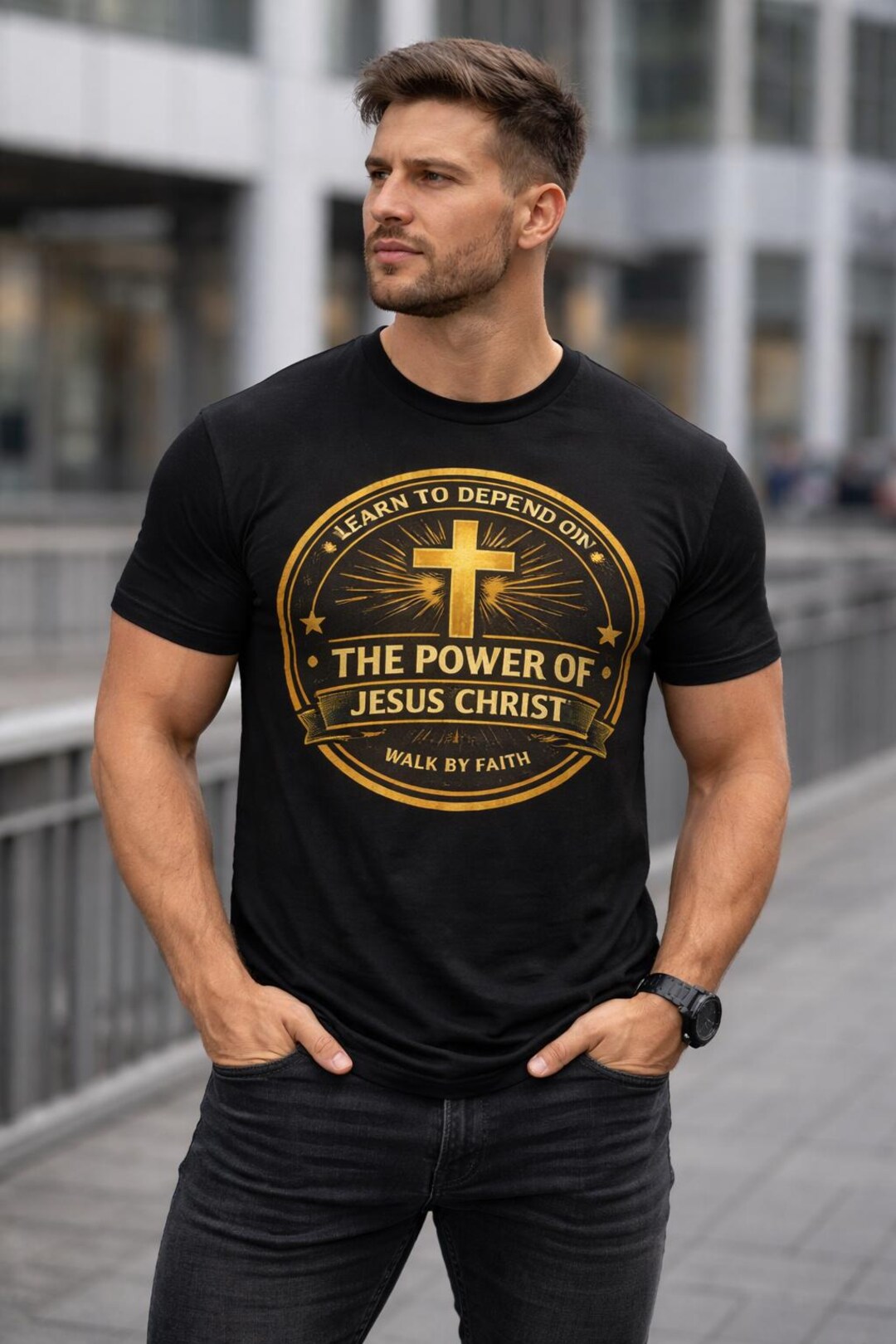 The Power of Jesus Christ T-shirt | Cross Faith Christian Shirt - Etsy